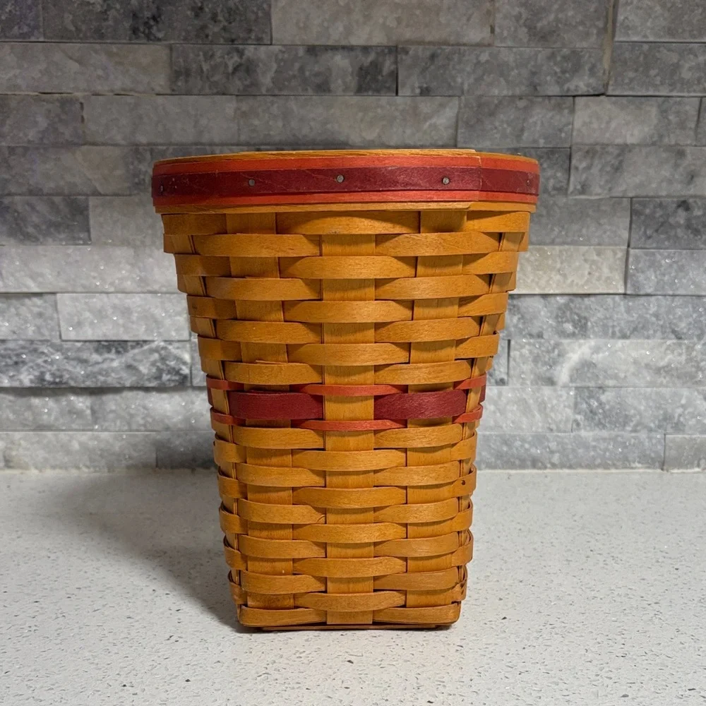 Longaberger “Snapdragon” Handwoven in USA Basket Collectible Heirloom Signed